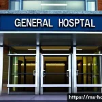 Home 22 종합병원과 전문클리닉의 차이 - Image Prompt 1: Bustling General Hospital Entrance**